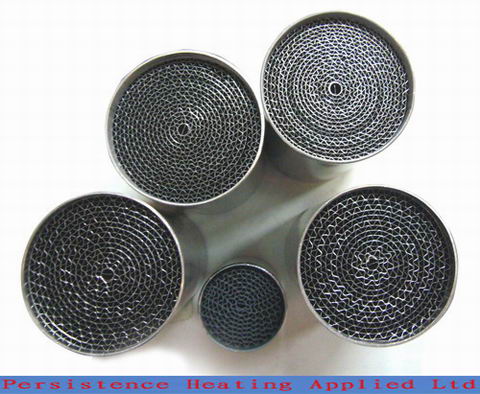 Metal honeycomb substrate
